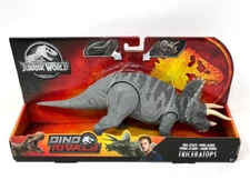 Jurassic World Triceratops Dino Rivals Dual Attack 2018 Mattel GFG78 Gray