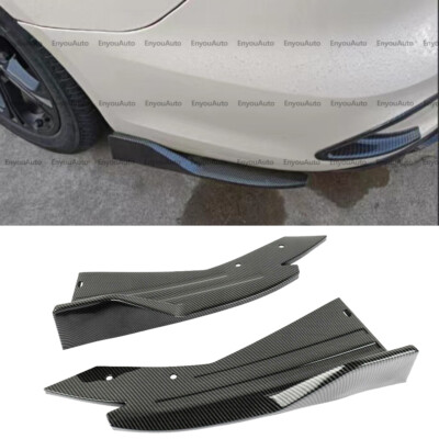For Mercedes-Benz A180 A200 A220 A250 Rear Bumper lip Spoiler Splitter Diffuser 