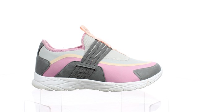 Vionic Vayda Slip On Sneaker Canada - Grey Pink Womens Sneakers Vancouver - Vionic Stores Canada