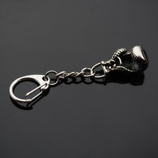 Boxing Glove Keychain Keyring Metal Alloy Pendant Clip On Key Chain Ring Gift