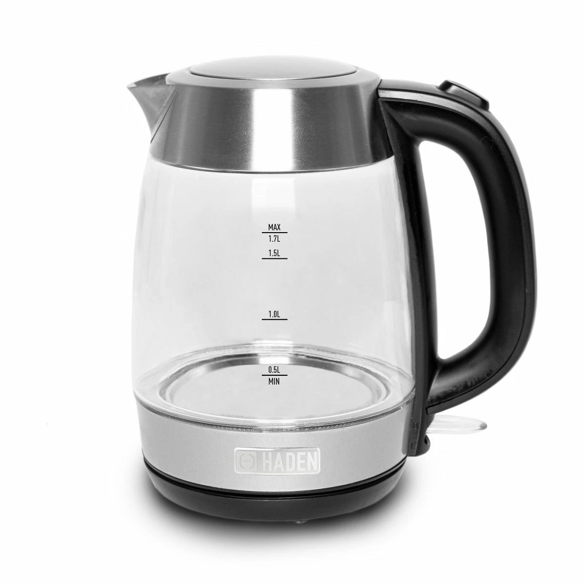 Electrical Glass Kettle 1.7L And 3000W Boil Dry Protection Glass Body BPA FREE