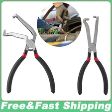 2PCS Electrical Disconnect Pliers Fuel Line Petrol Clip Pipe Pliers Repair Tools