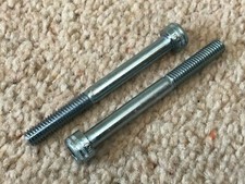 2 X HOLO KROME M6 60MM ALLEN SOCKET HEAD CAP PART THREADED SCREWS BOLTS ZINC