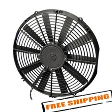 SPAL 30100385 14" Low Profile Puller Fan with Straight Blades, 12V