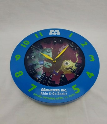 Monsters Inc Ride Go Seek Grand Opening April 15 09 Tokyo Disneyland Clock Ebay