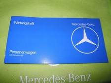 Mercedes W123 Modelli 200D 240TD 300D 300TD Libretto Manutenzione Originale NUOVO!!