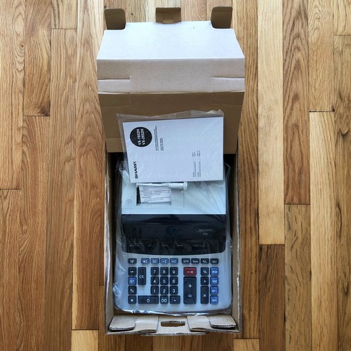 Sharp Compet VX-2652H Electronic Printer Desktop Calculator Large Keys - NEW - Picture 6 of 9
