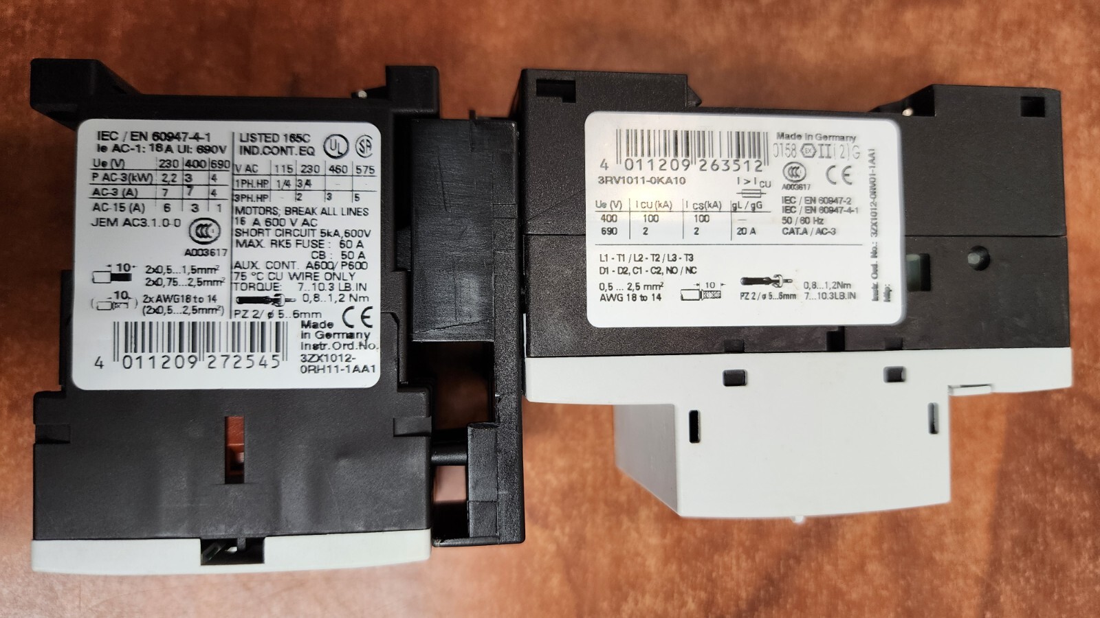 Siemens 3RA1110-0KA15-1BB4 Starter Combination (Contactor)