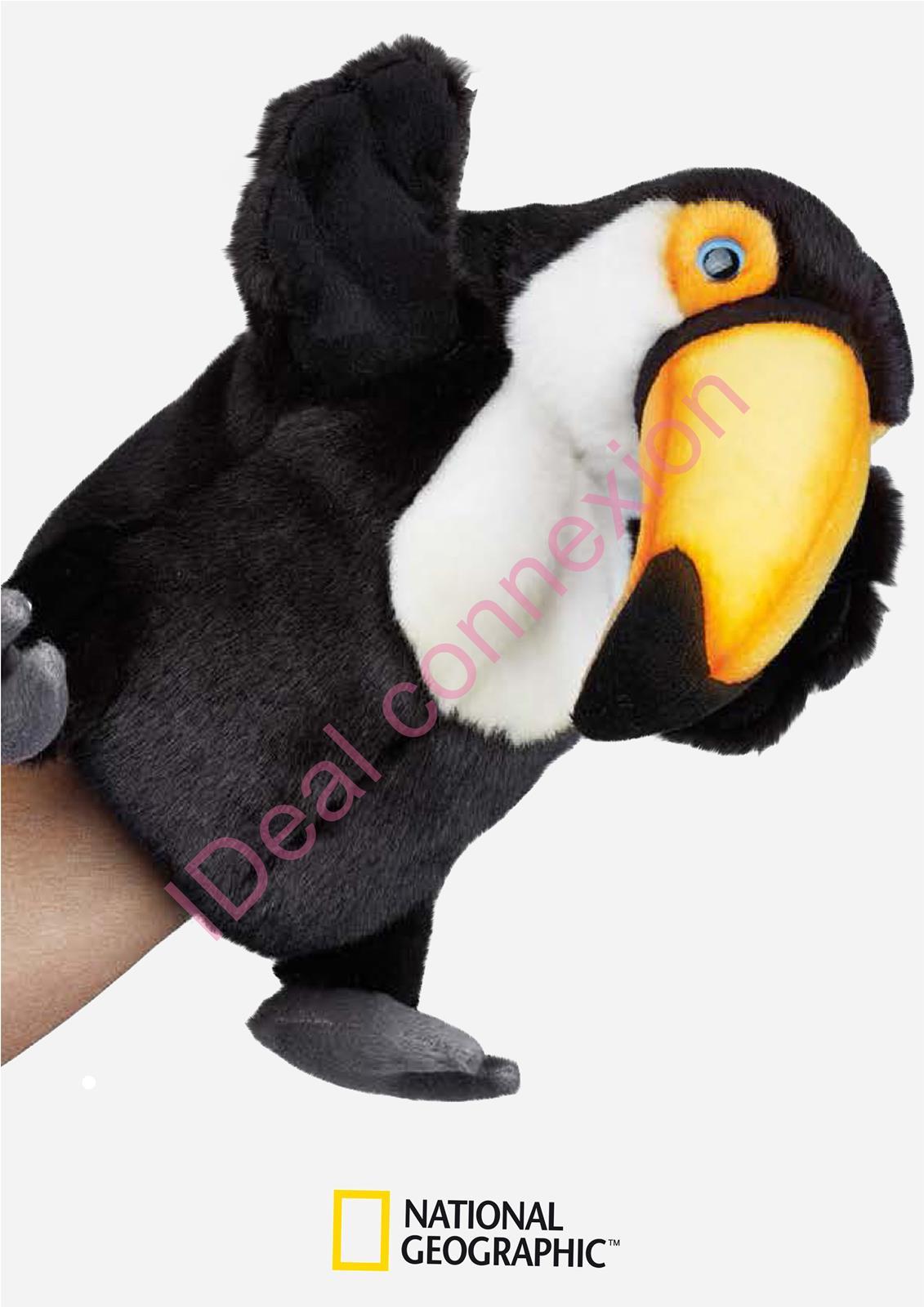 Peluche toucan National Geographic, une marionnette originale à offrir pour un anniversaire