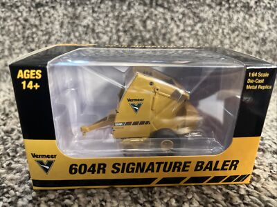 Spec Cast 1/64 High Detail Vermeer 604R Signature Round Baler NEW!