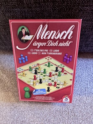 Nicht aufregen, Klassisches Linienwürfelspiel Familien Brettspiel 49085 Schmidt