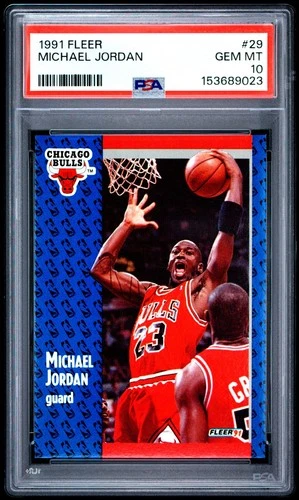 1991 Michael Jordan Fleer #29 PSA 10