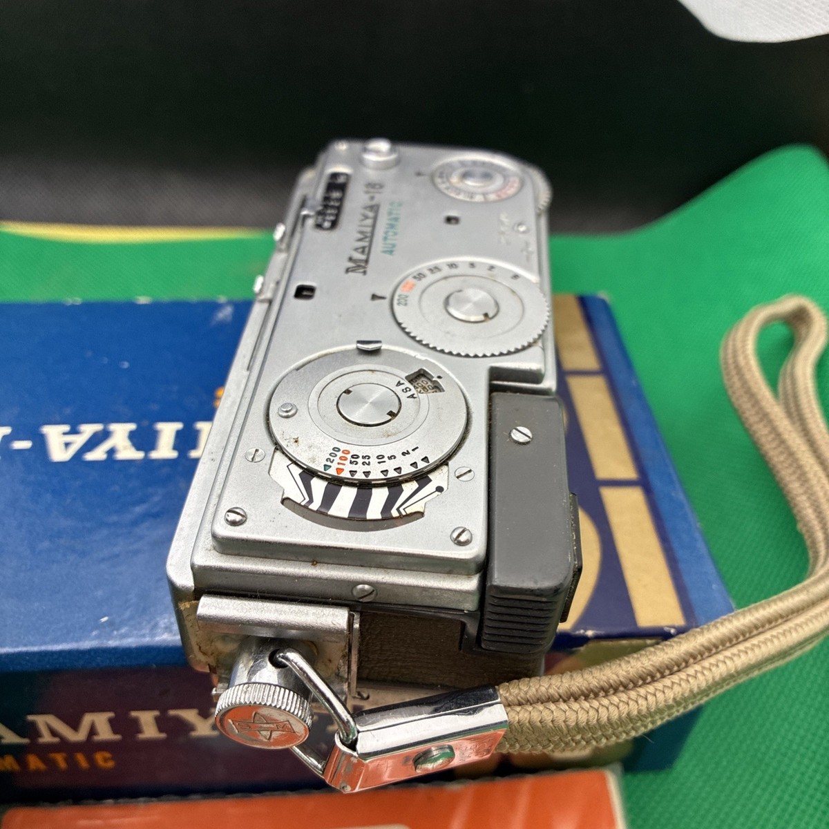 Vintage Mamiya 16 Automatic Spy Camera W/Case & Part Of Box
