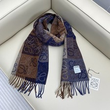Loewe Checkered Jacquard Scarf