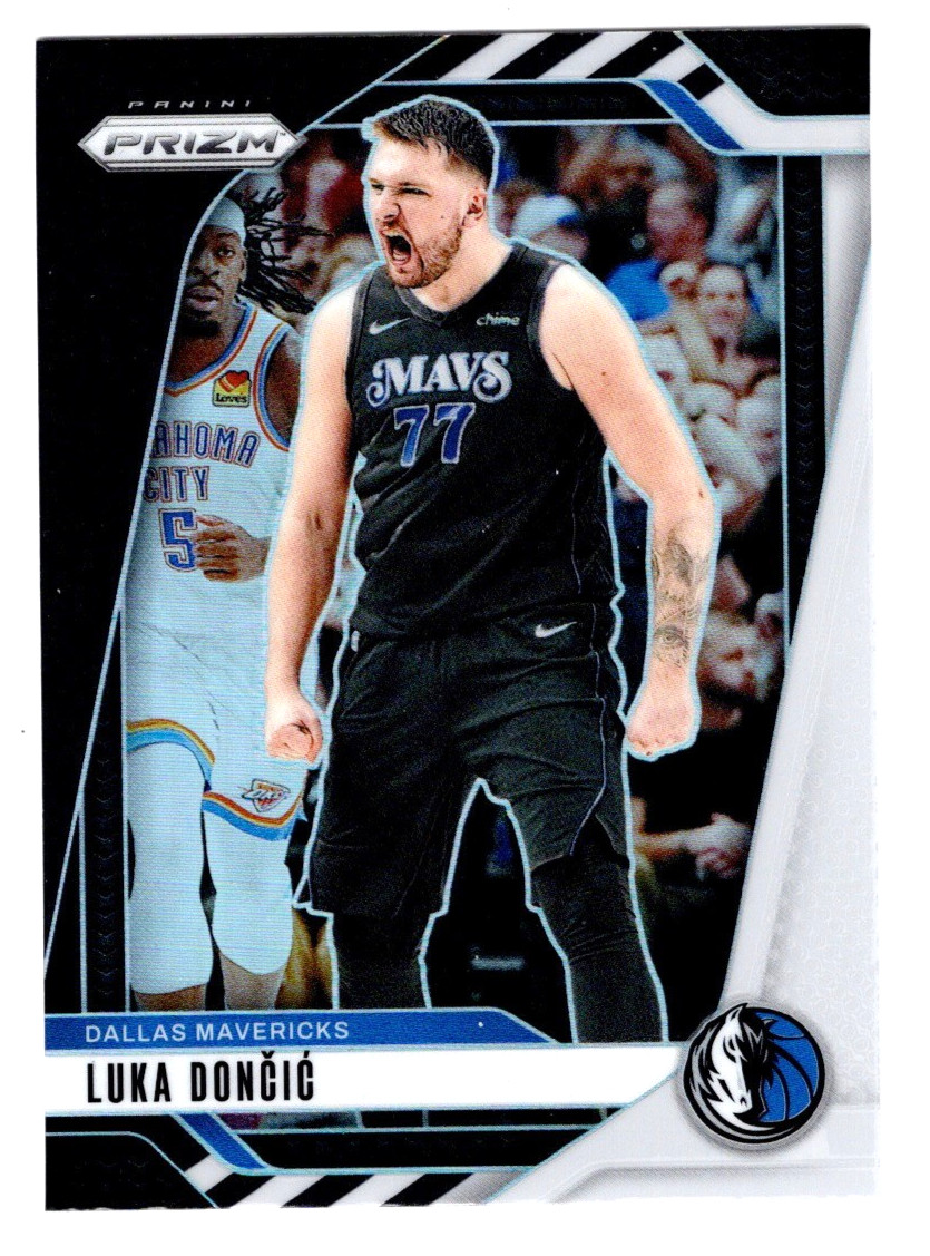 LUKA DONCIC 2024-25 PANINI PRIZM BLACK WHITE PANDA PRIZM #89 SSP