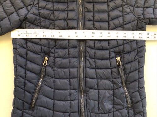 Reebok Hooded Puffer Jacket Dark Blue Kids Size Medium (10/12) - Picture 6 of 10