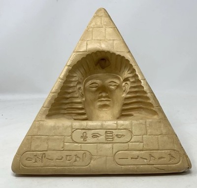 Vintage 1995 Philippe Cousse Las Vegas Sphinx Pyramid Optical Illusion TV Lamp