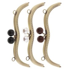 Poignée métallique de 19 cm pour accessoires de fermoir de porte-monnaie à