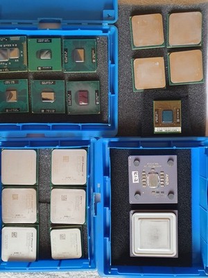 Konvolut 34 CPUs AMD INTEL CORE DUO PENTIUM i3 XEON
