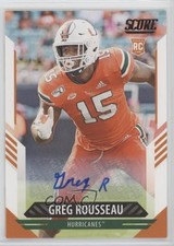 2021 Score Rookies Signatures Greg Rousseau #345 Auto 0a82