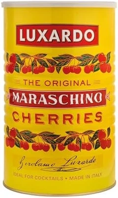 Luxardo Original Maraschino Cherries 12lb Commercial Tin Gourmet Cocktails Italy