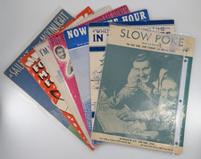Sheet Music Lot of 7 From 1920s, 1930s, 1940s 1950s Collectible Vintage
