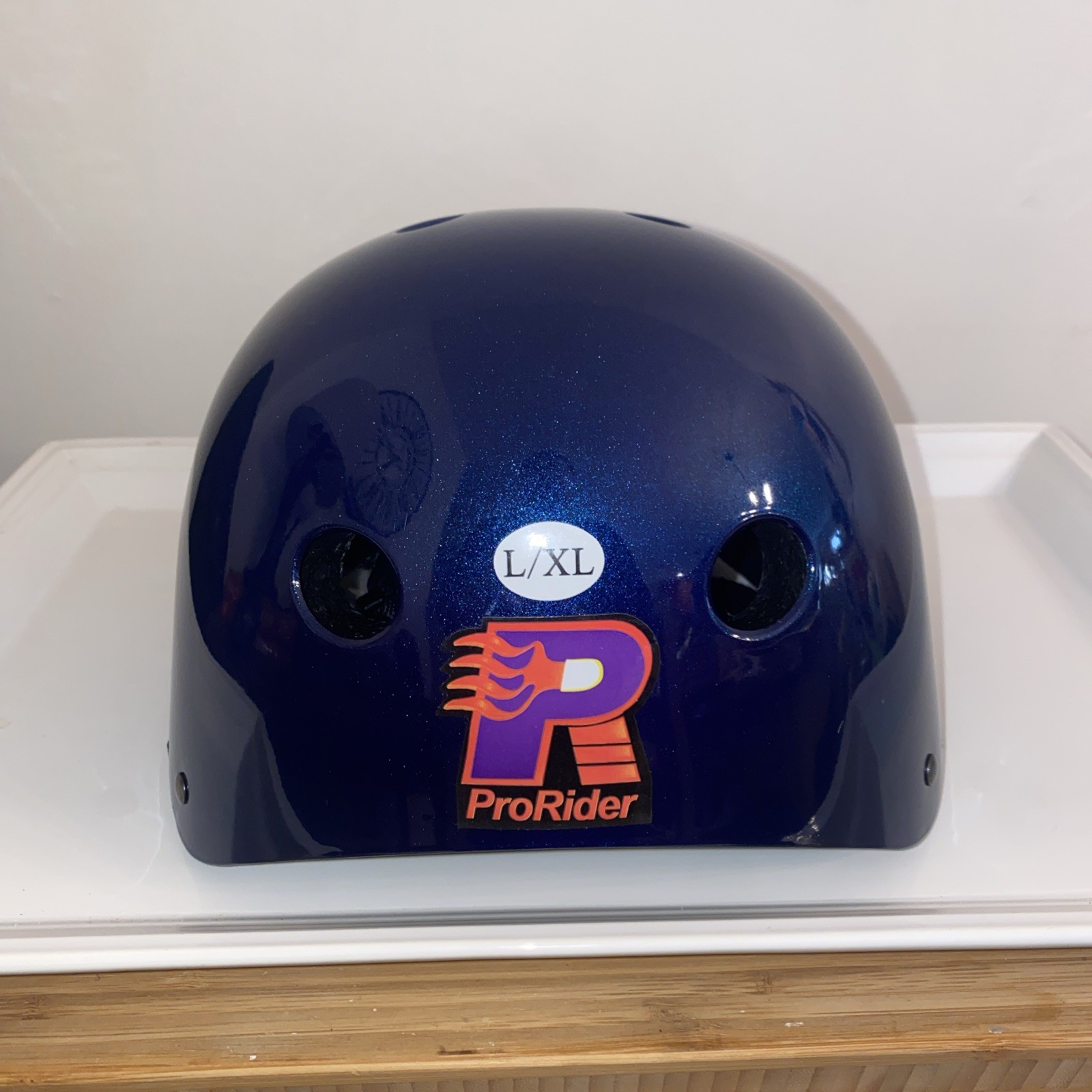 New Dark Blue ProRider Classic Bike & Skate Helmet (Youth L/XL)