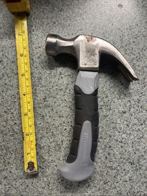 8 oz. Small Stubby  Claw Pein Hammer Fiberglass Handle
