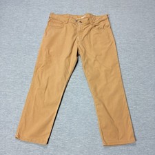 Carhartt Relaxed Fit Canvas Work Pants Mens 36 Tan Duck Stretch 36x27.5