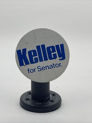 Kelly For Senator Campaign Pin/Blue On White