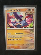 Great Tusk 097/162 Pokemon TCG Card TEF TEMPORAL FORCES Near Mint NM