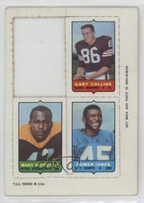 1969 Topps Mini-Cards (4-in-1) Don Meredith Gary Collins Marv Woodson 0z0n
