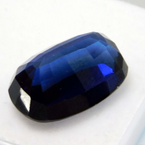 Stunning 10.70 Ct Natural Ceylon Blue Sapphire - Certified Cushion Cut Loose Gem - Picture 6 of 6