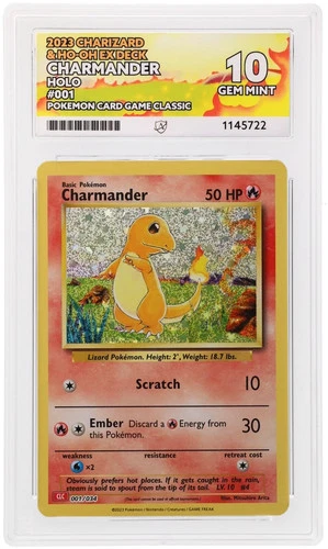 ACE 10 Charmander 001/034 Charizard & Ho-Oh EX Deck Pokemon Gem Mint