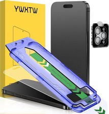 2 Pack Matte Screen Protector Camera Lens Guard for iPhone 15 Pro Max 6.9