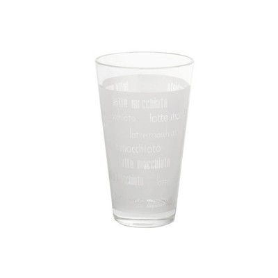 Flirt by R&B 609769 Becher ''Chicco'' für Latte Macchiato, satiniert, 330 ml, klar