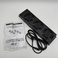 Tripp Lite SRFAN3U SmartRack Fans  3-120V  210 CFM  Open Box New Works Cord