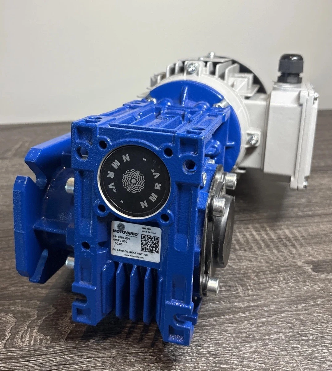 Motovario NMRV 050 50:1 Gear Reducer ,T71B-4 0.5HP 3PH Motor 208/230/460V photo 2