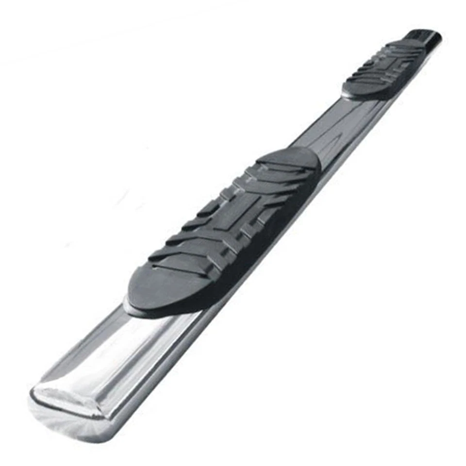 Barra Nerf ovalada recta de 5 pulgadas con 2 almohadillas para Ford F-150/250/350 2015-19 doble cabina Foto 2 de 4