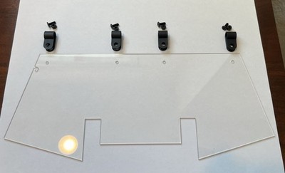 Losi Super Baja Rey SBR 2.0 Polycarbonate Clear Windshield  V2.0 NEW Design!
