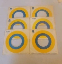 45 RPM 7" RECORD SLEEVES CO. SLEEVE 6 PACK SEE PHOTOS Capitol Records SLV328
