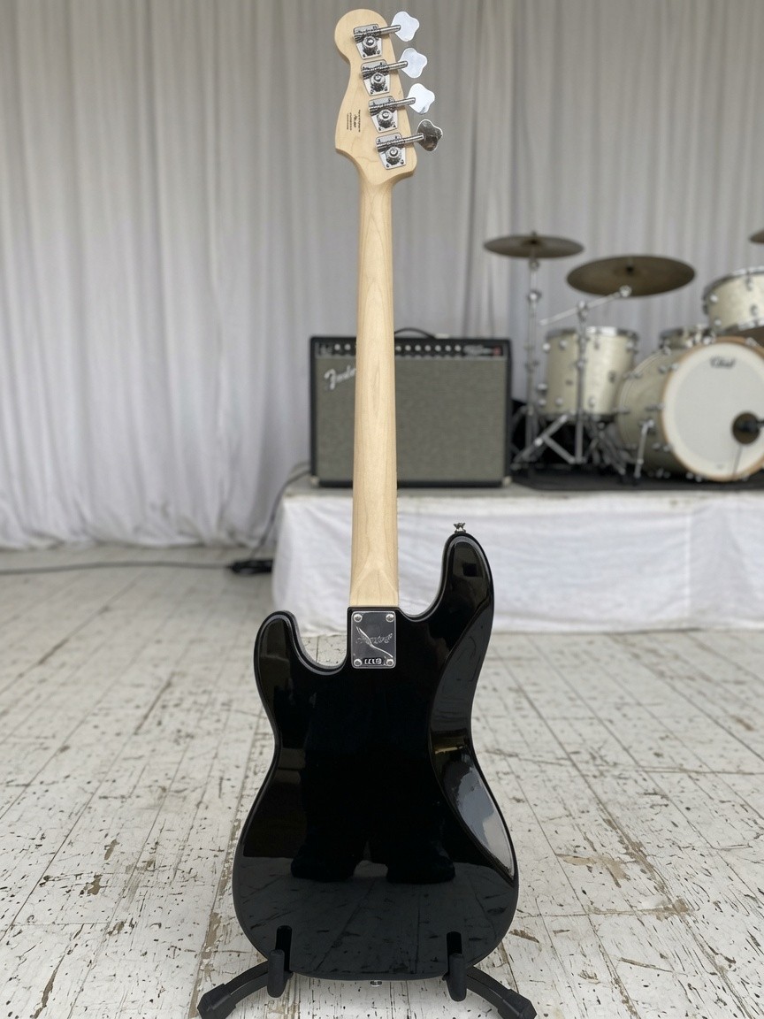 ACTUAL PHOTOS! Genuine! Fender Squier PJ Bass Black Guitar