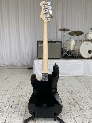 ACTUAL PHOTOS! Genuine! Fender Squier PJ Bass Black Guitar