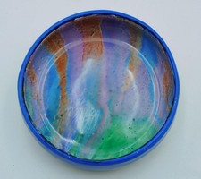 c1930 Original Bizarre CLARICE CLIFF Delecia *PIN DISH - COASTER* 9cm D