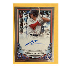 Roman Anthony Auto – 2024 Bowman Sterling Prospect Autographs (Red Sox/Topps)