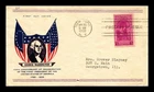 Dr Jim Stamps 3c Washington Inauguration First Day Cover Fulton Stamp Company