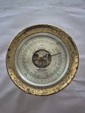 Vintage Airguide Barometer – West Germany – Brass