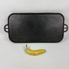 Massive 23"x 12" Vintage Wagner Ware Sidney -0- Cast Iron Long Griddle Pan 1150