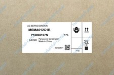 MSMA012C1B  Servo Motor Panasonic Via UPS MSMA012C1B QQP2