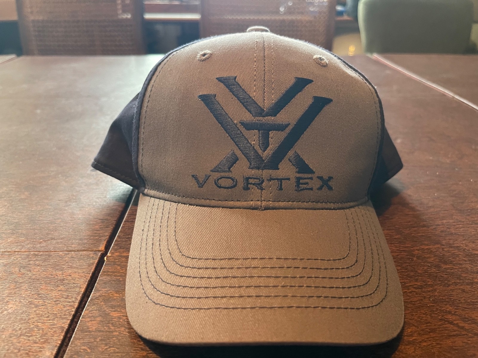 Vortex Gray Blue Logo Snapback hat - image 1